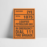 Custom Gate Signs,Liquified Petroleum Gas Sign
